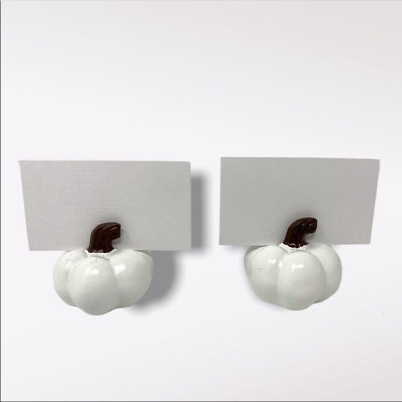 3/$15 CELEBRATE IT | Mini Pumpkin Place Card Holders (x2 boxes) - Picture 1 of 5
